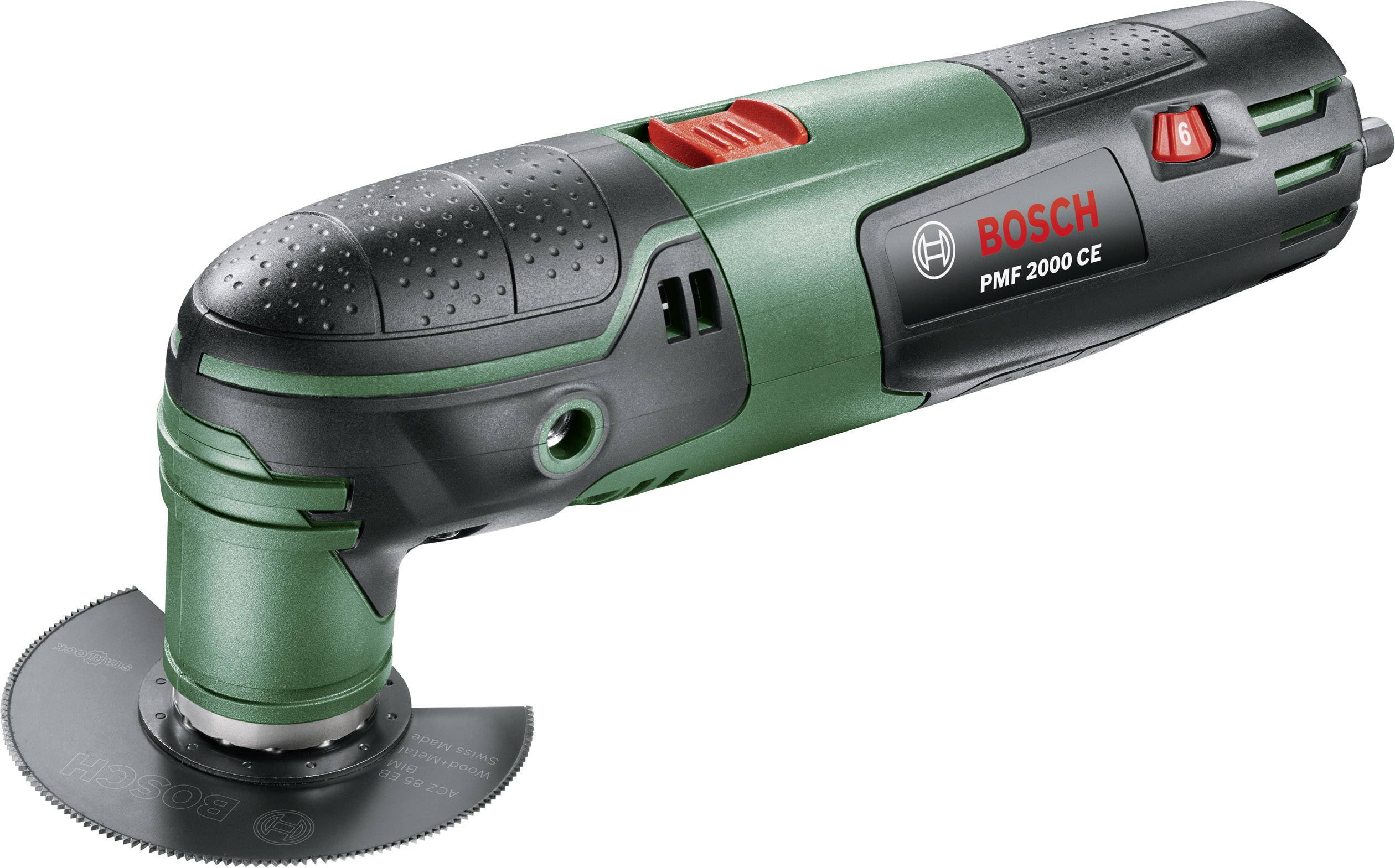 Bosch Home and Garden PMF 2000 CE 0603102003 Multiverktyg inkl. Tillbehör 10 delar 220 W
