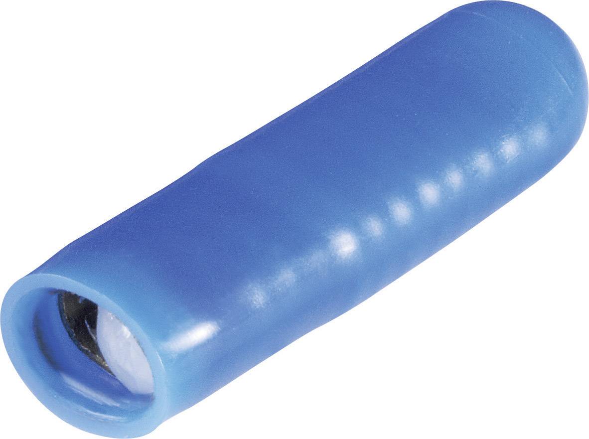 TRU COMPONENTS En-kärnig kontakt Flexibel: 0.08-0.38 mm² Styvhet: 0.08-0.38 mm² Antal poler: 2 100 st Blå
