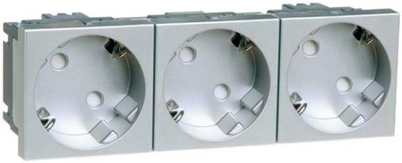 PEHA by Honeywell 1x Insats Kontaktskydd Aluminium 516711 1 st