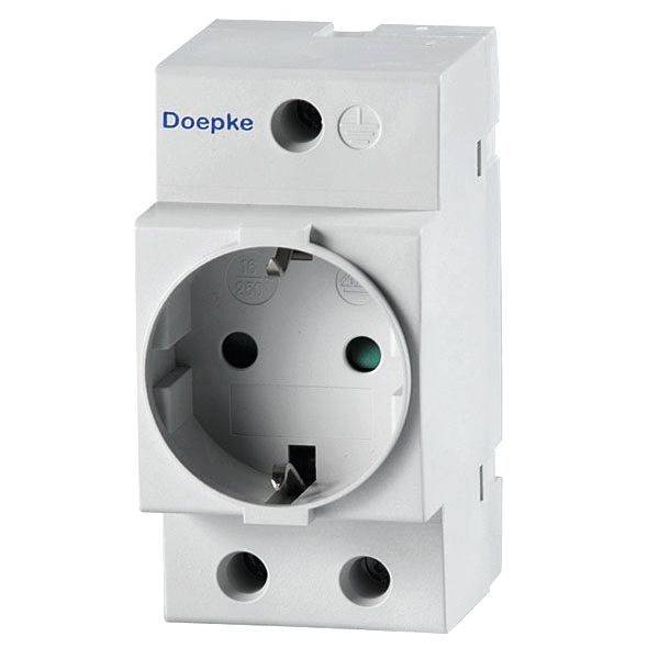 Doepke 09980028 DOEP uttag för infälld montering i kopplingsskåp RDS6 Skåpsockel 1 st