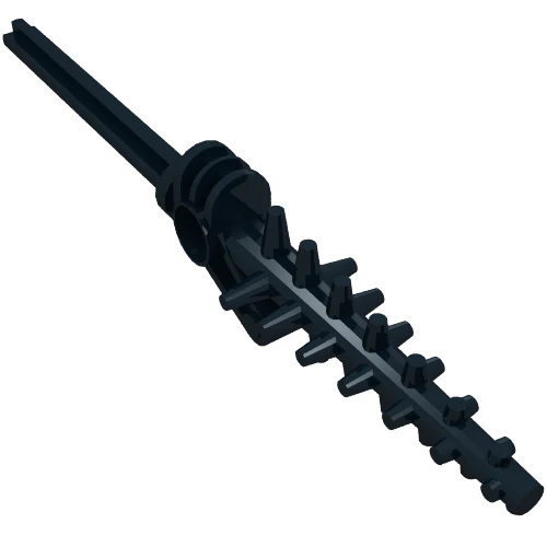 Part 40340 – Bionicle Weapon Drill with Pin Hole and Long Axle