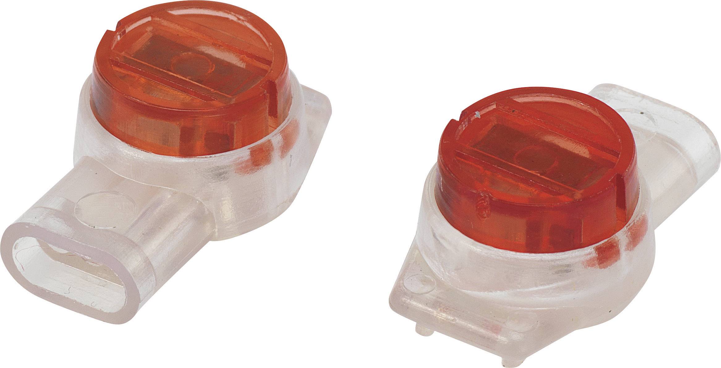 TRU COMPONENTS En-kärnig kontakt Flexibel: 0.13-0.65 mm² Styvhet: 0.13-0.65 mm² Antal poler: 3 50 st Röd