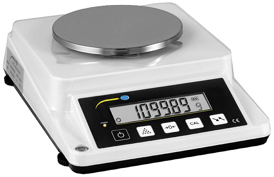 PCE Instruments Väskvåg PCE-BSK 1100 Vägningsområde 1100 g Läsbarhet 0.01 g batteri