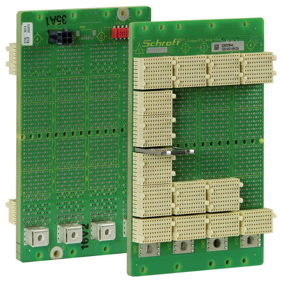 nVent SCHROFF 23007644 19 tum CPCI seriell backplane 3 U