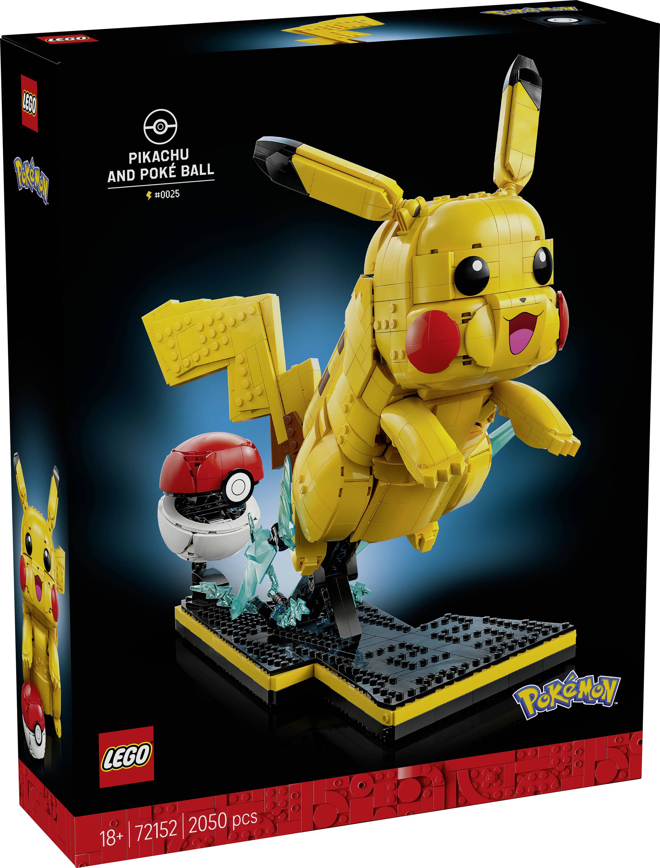 6590470 LEGO® Pokémon Pikachu och Pokéball (72152); Bauet