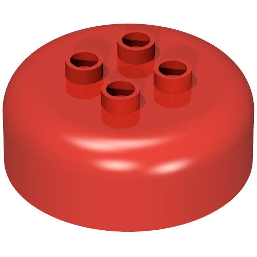 Part 98220 – Duplo, Brick Round 4 x 4 Dome Top with 2 x 2 Studs