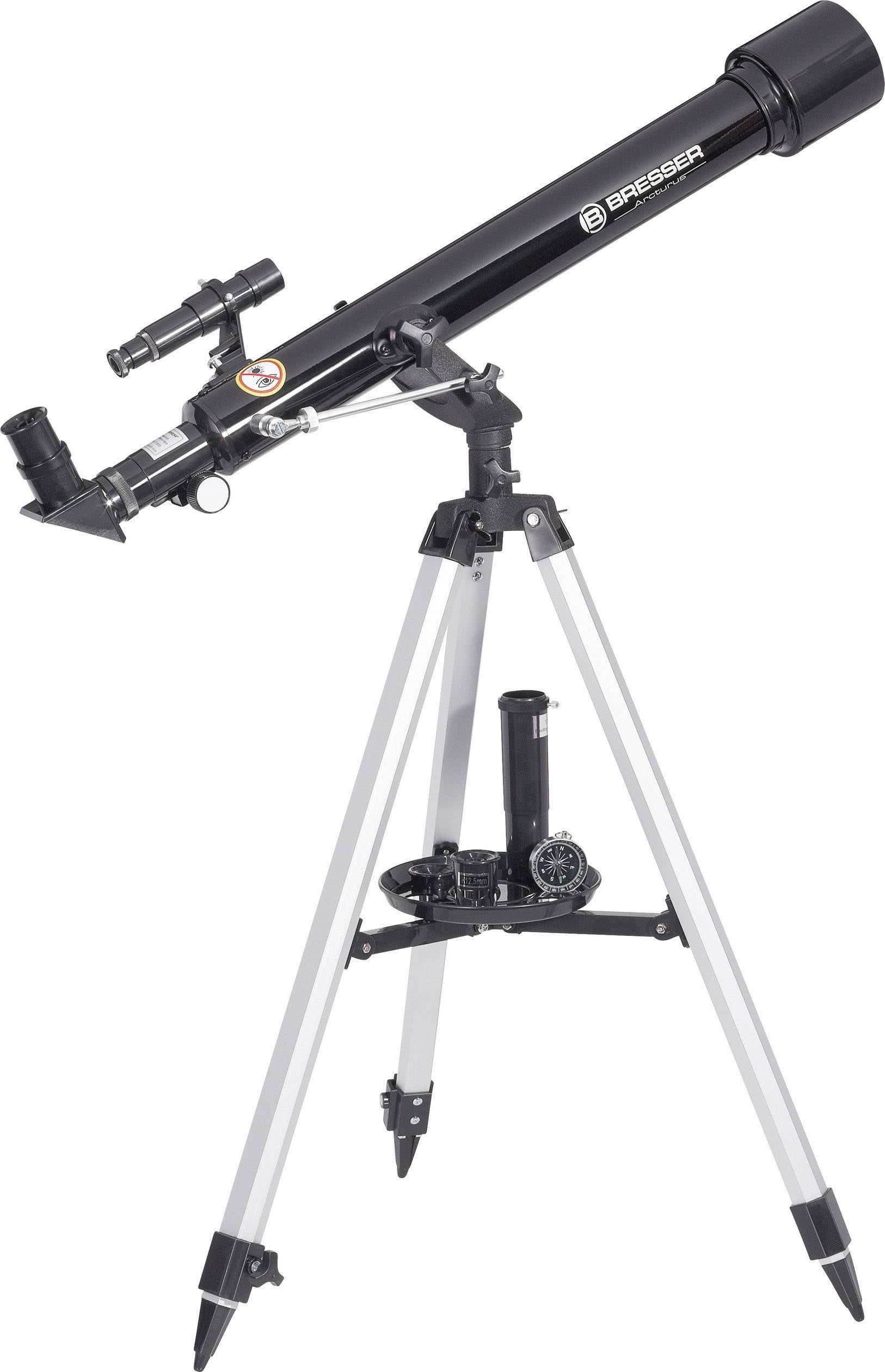 Bresser Optik Arcturus 60/700 Linsteleskop Azimutal Akromatisk Förstoring 50 till 150 x