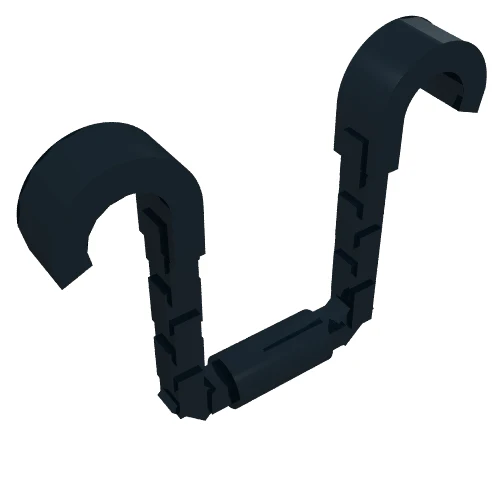 Part 56619 – Minifigure, Utensil Handcuffs Batman Long (two clips with handgrip bar in middle)