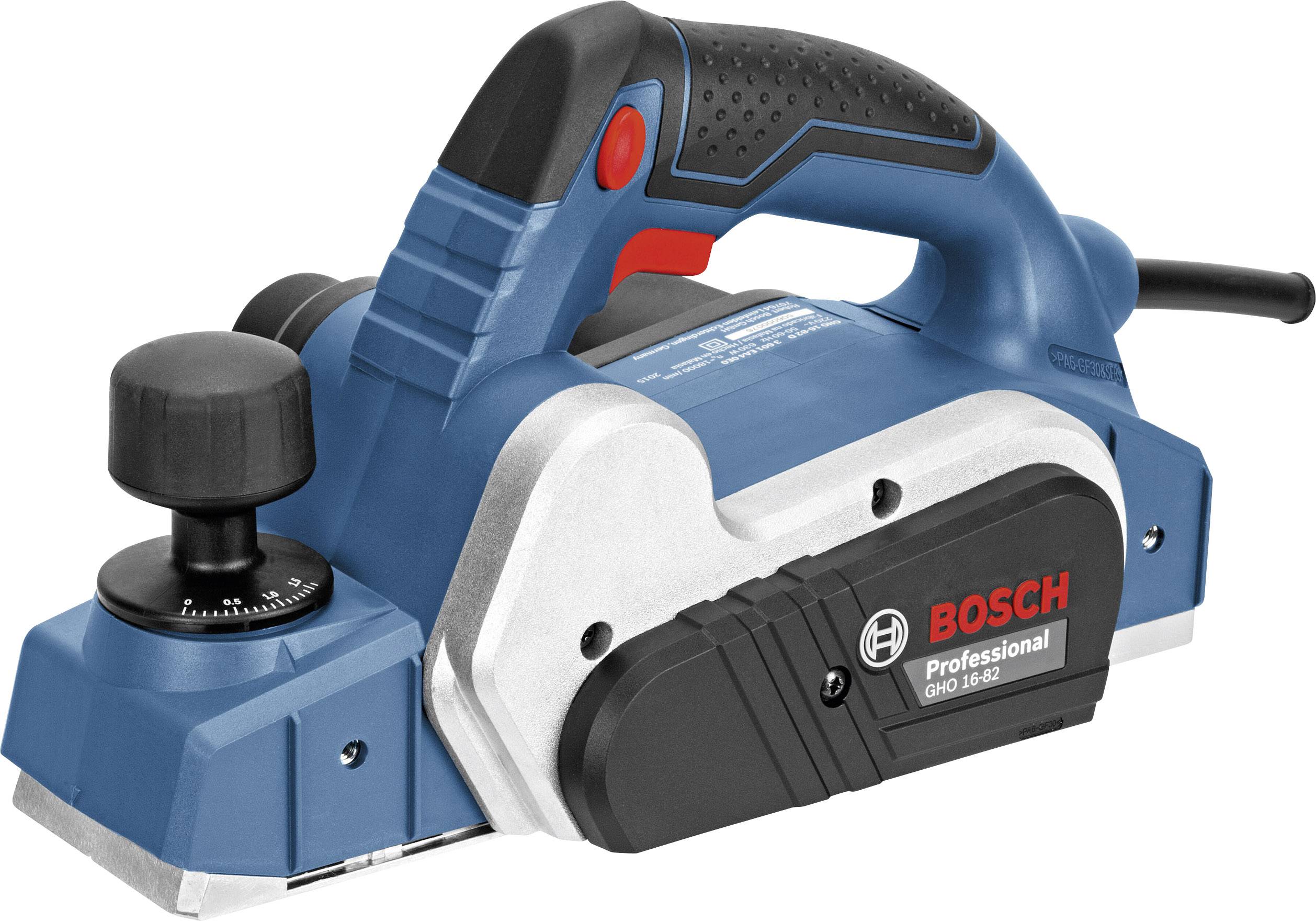 Bosch Professional GHO 16-82 Elhyvel Hyvelbredd: 82 mm 630 W falsdjup (max.): 9 mm