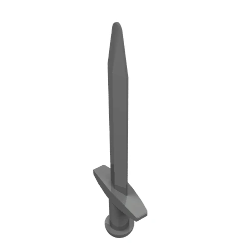 Part 98370 – Minifigure, Weapon Sword, Greatsword Pointed with Thin Crossguard