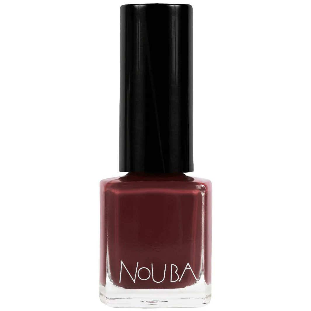 Nagellack dämpad rosaröd med brunlila underton 7ml