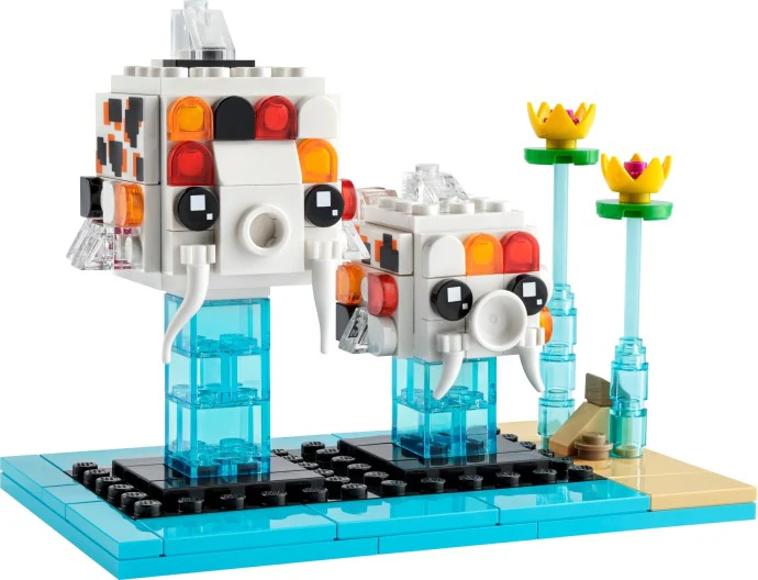LEGO® BrickHeadz™ Koi Fish 40545 Building Kit for Kids Aged 8 and up (203 Pieces)