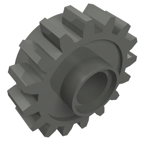 Part 6542b – Technic, Gear 16 Tooth with Clutch, Smooth