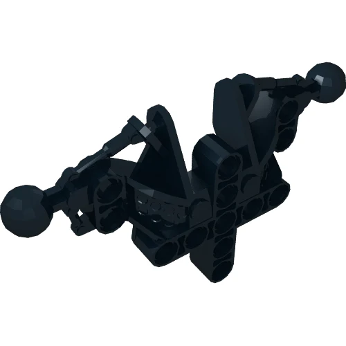 Part 53545 – Bionicle Toa Inika Upper Torso / Shoulders Section