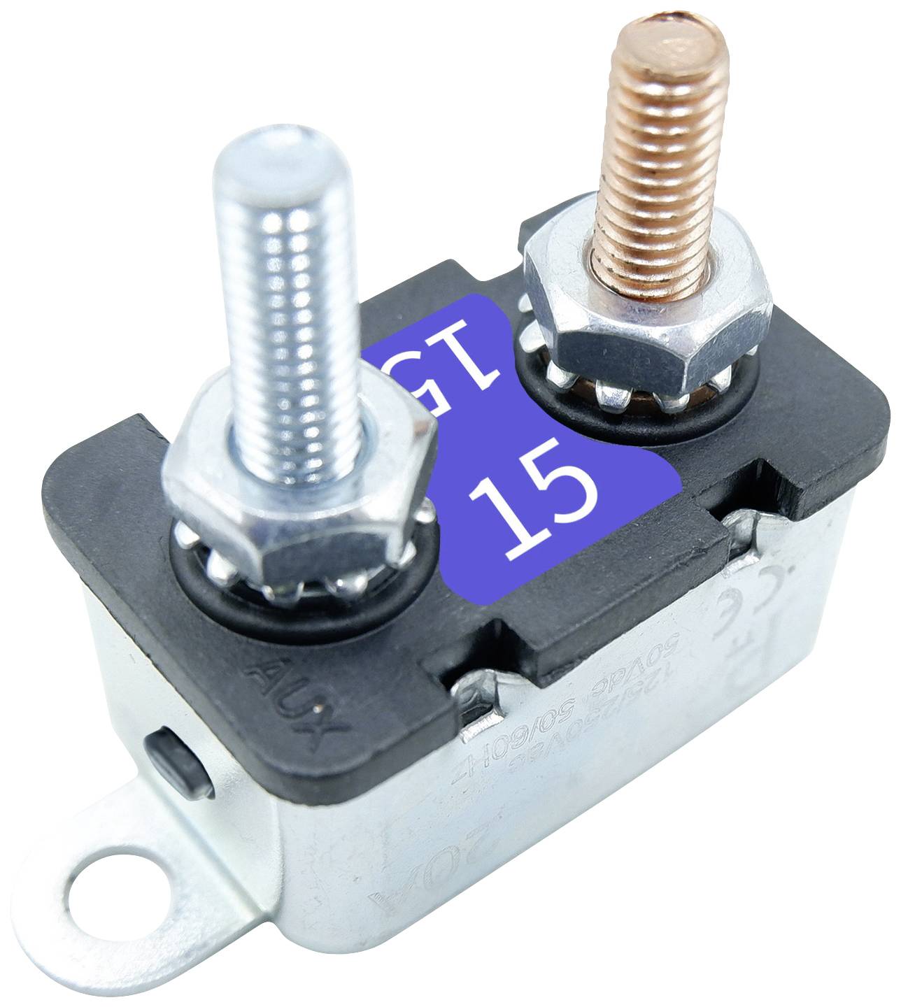 PARTS PTT C001-102-0111C2T315 Automatsäkring 15 A, 7.5 A, 3.6 A Silver, Blå 1 st