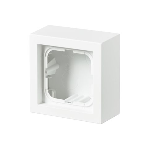 ABB 1721A-884 Förhöjningsram 1-fack, 85 x 41 mm, vit