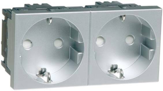 PEHA by Honeywell 1x Insats Kontaktskydd Aluminium 516211 1 st