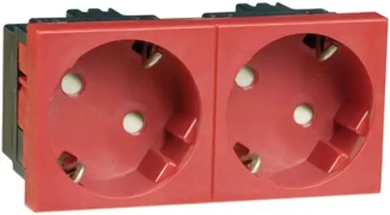 PEHA by Honeywell 1x Insats Kontaktskydd Röd 456711 1 st