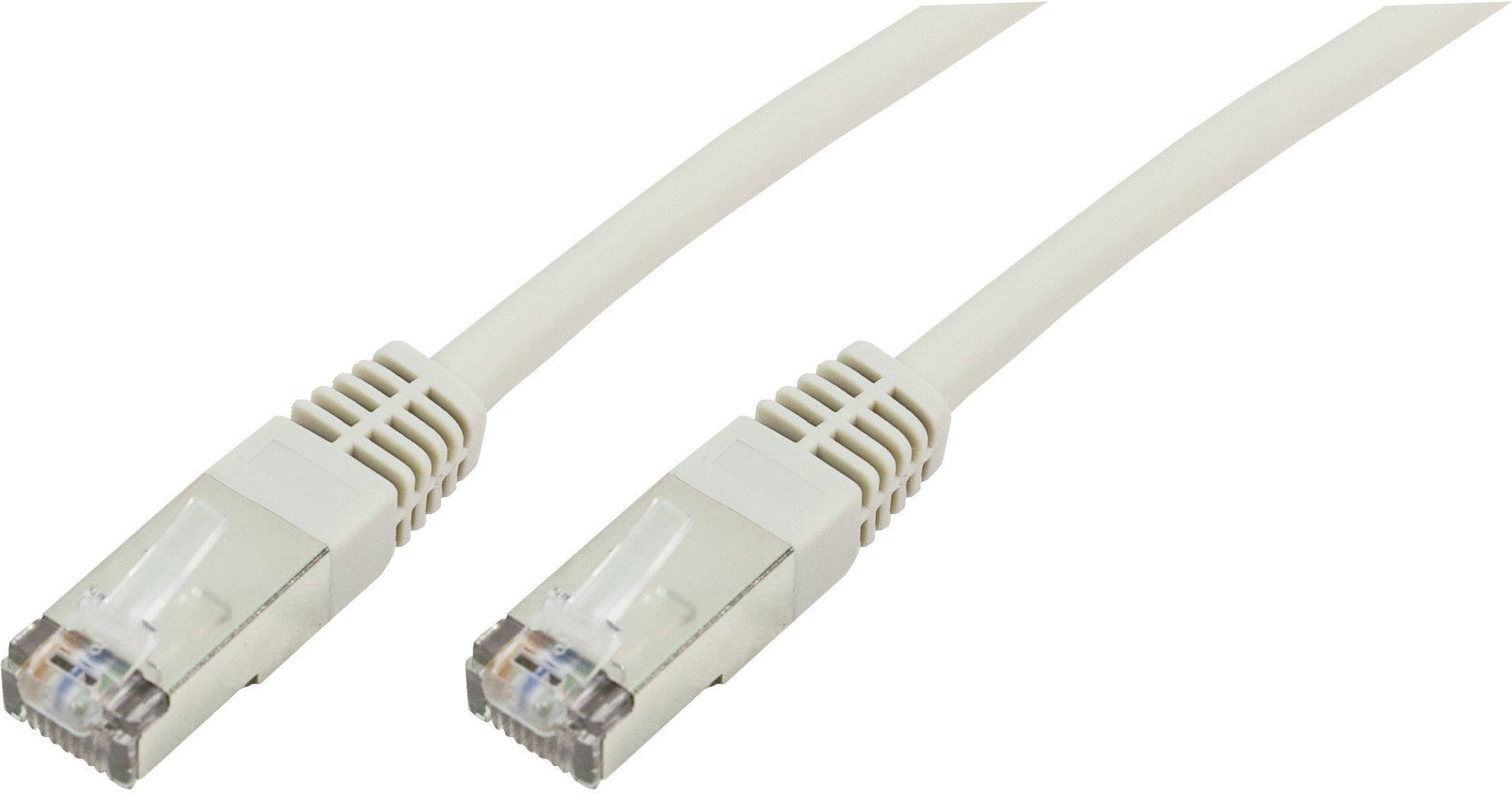 LogiLink 992298 RJ45 Nätverkkabel, Patchkabel CAT 5e SF/UTP 10.00 m Grå 1 st