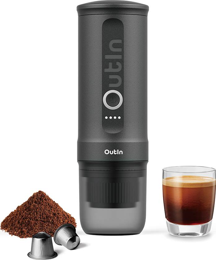 OutIn Nano Espressomaskin Rymdgrå