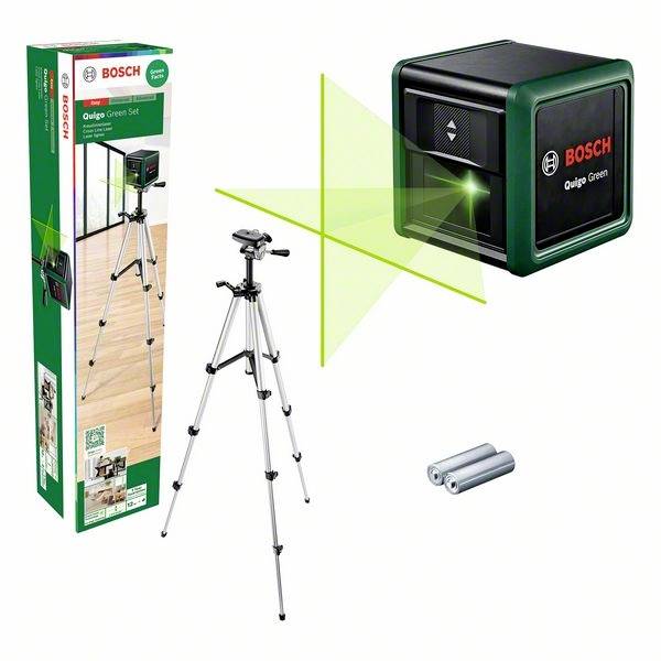 Bosch Home and Garden Quigo Green Set Korslinjelaser