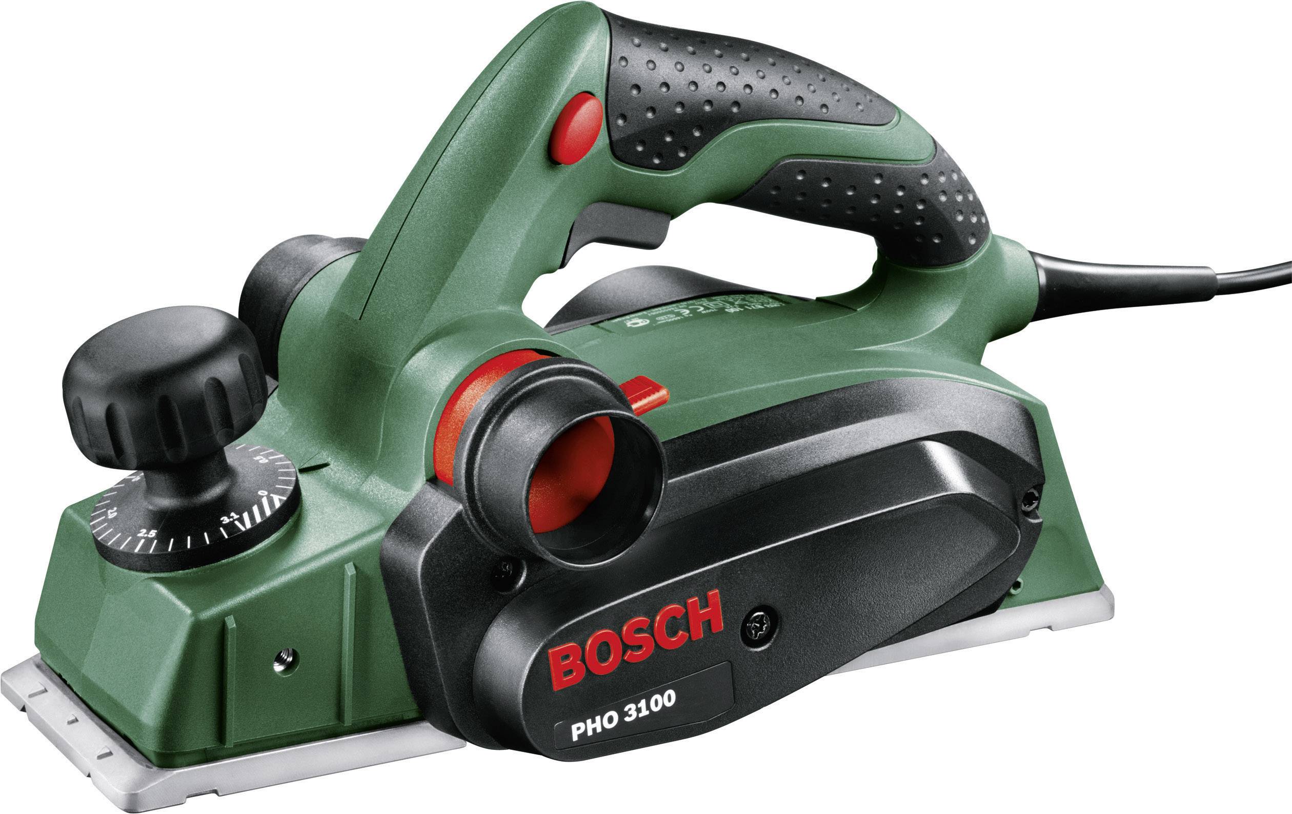 Bosch Home and Garden PHO 3100 Elhyvel inkl. väska Hyvelbredd: 82 mm 750 W falsdjup (max.): 9 mm