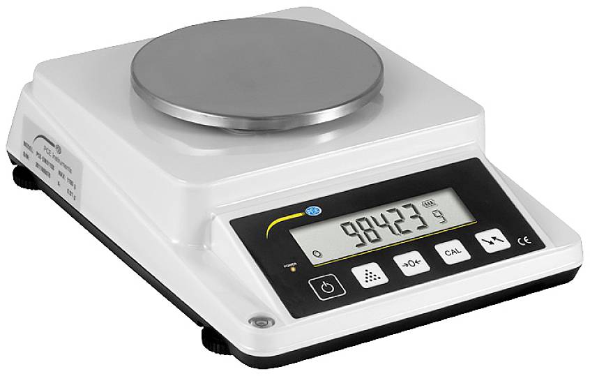 PCE Instruments Laboratorievåg Vägningsområde 1100 g