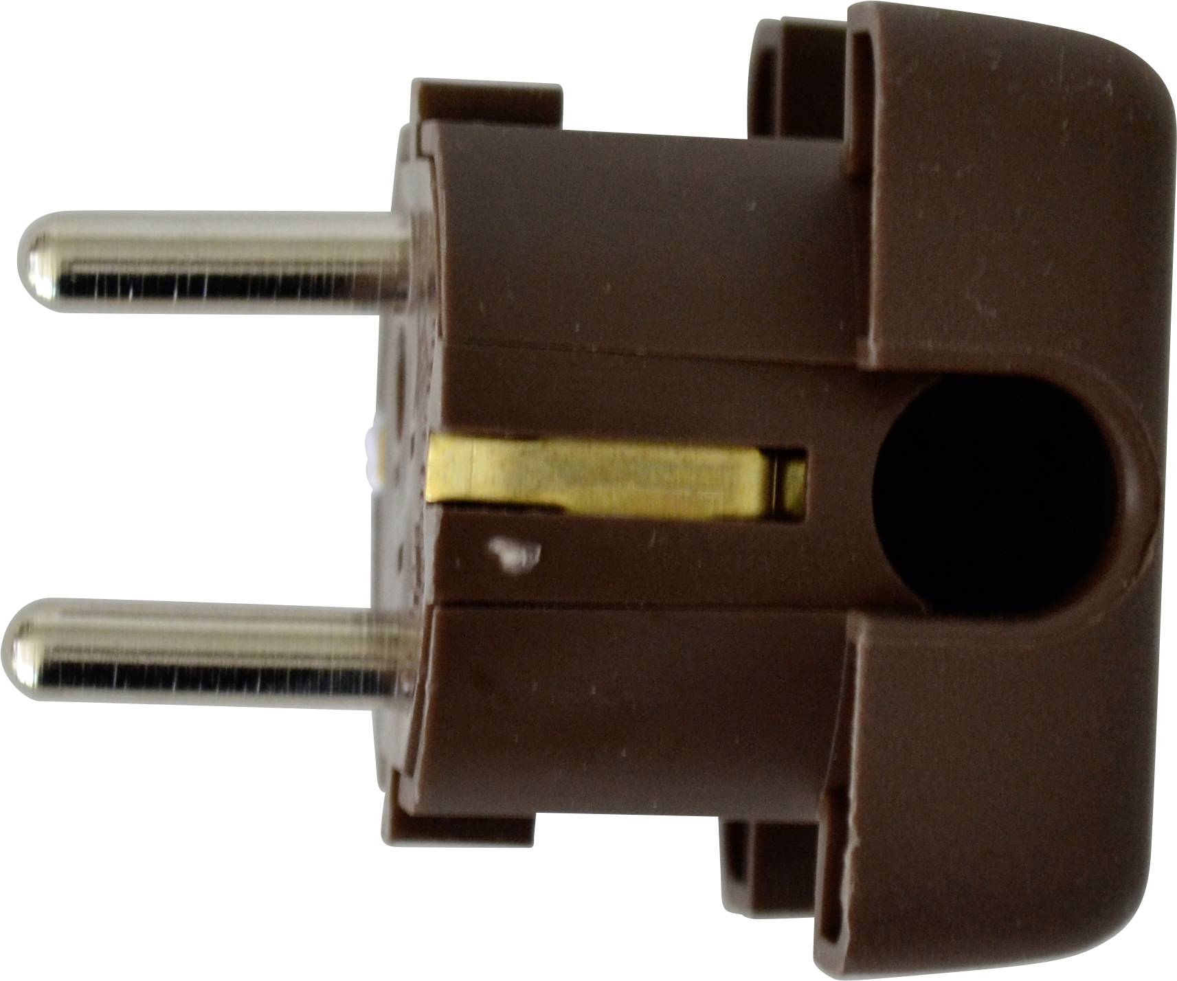 N & L 17220 Stickpropp flat Plast 230 V Brun