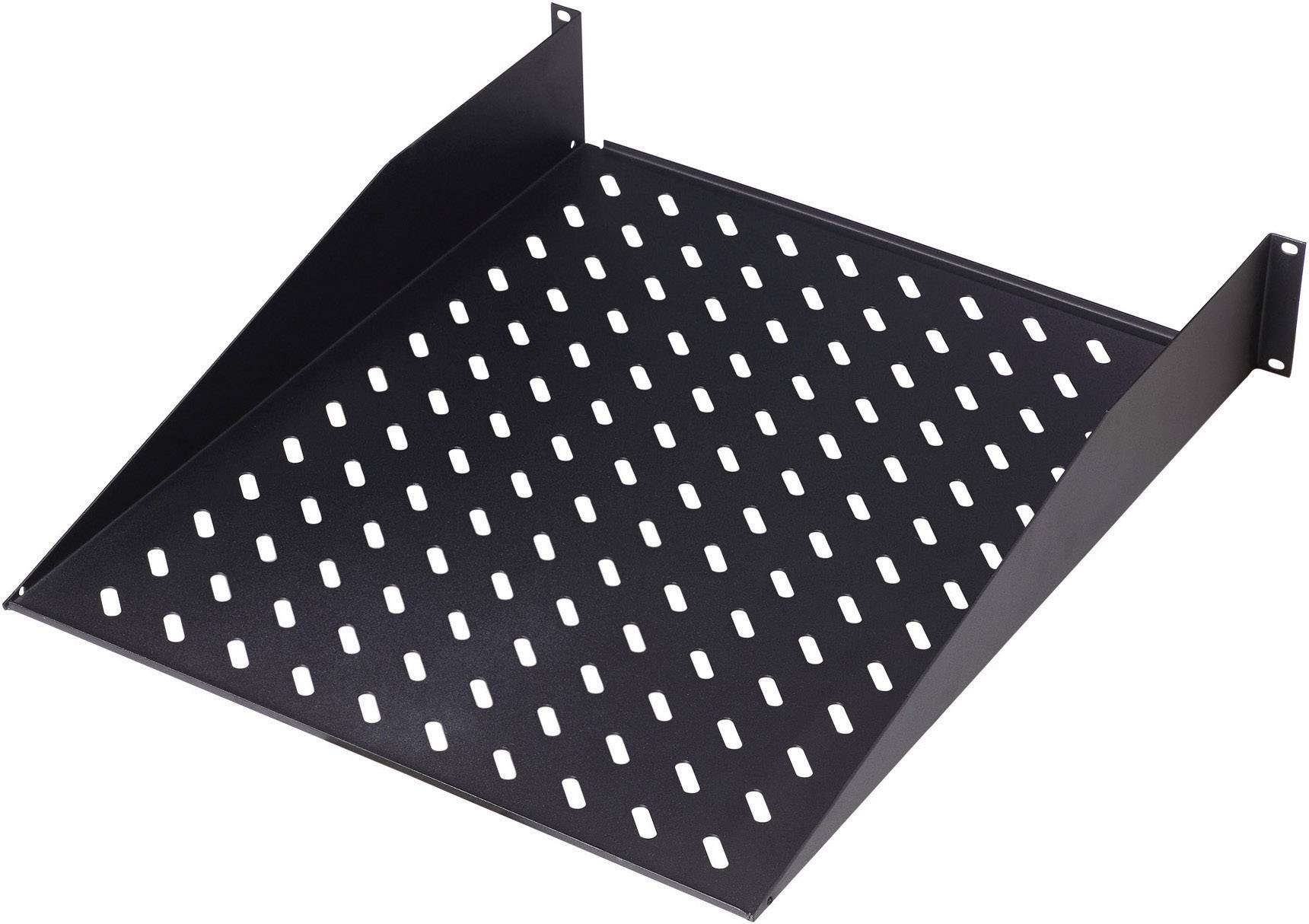 Digitus DN-19 TRAY-2-SW 19 tum 2 U Fast montering Lämplig för skåpdjup: från 600 mm Svart