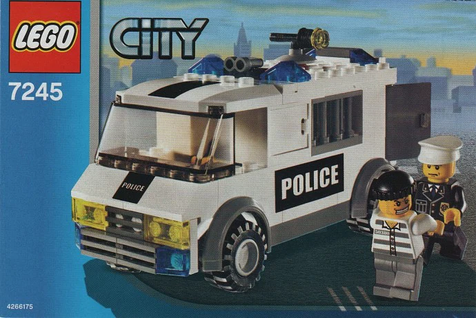Set 7245 – Prisoner Transport – Black/Green Sticker Version