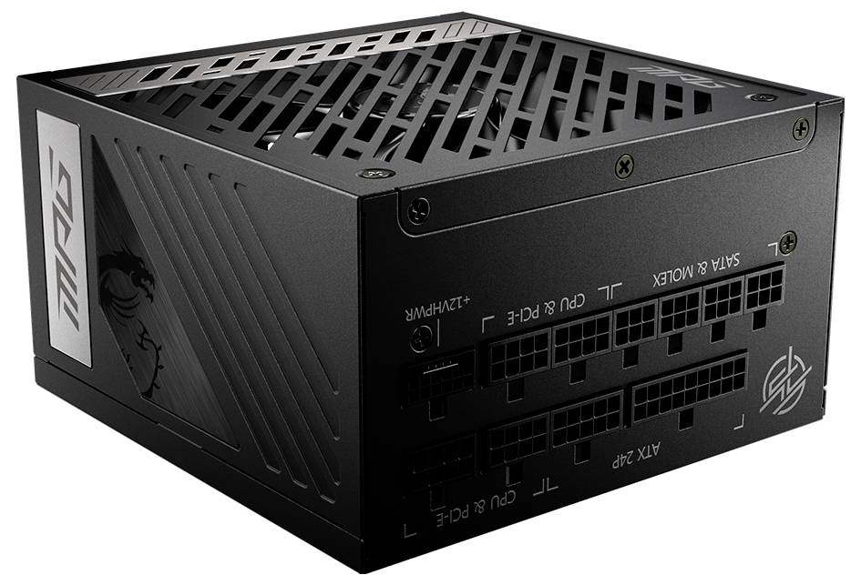 MSI 306-7ZP7C11-CE0 PC nätaggregat 1000 W ATX 80PLUS® Gold