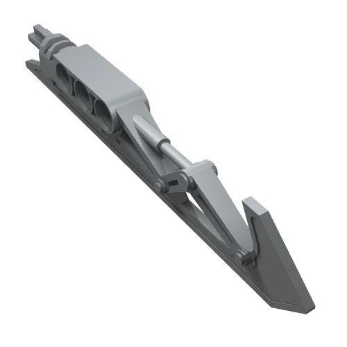 Part 44032 – Bionicle Weapon Ice Skate / Ice Blade Half