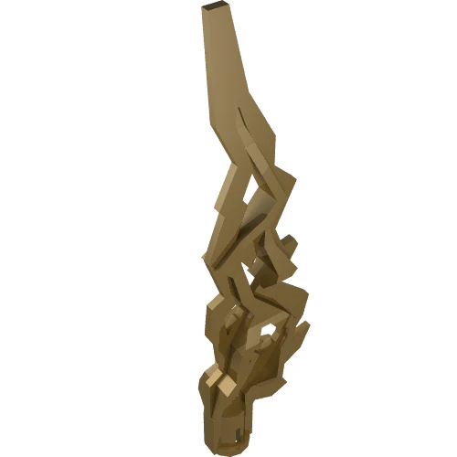 Part 11302 – Hero Factory Weapon Accessory, Flame / Lightning Bolt with Axle Hole