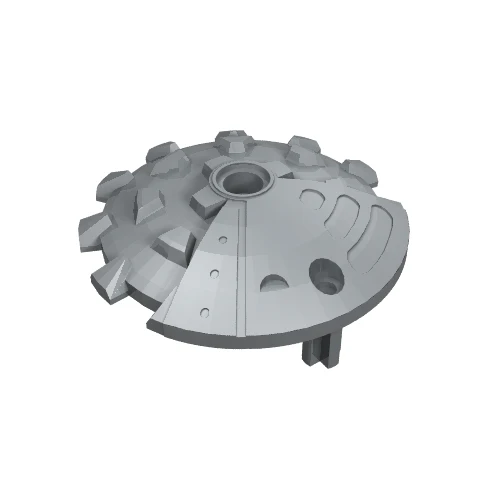 Part 45275 – Bionicle Weapon 5 x 5 Shield with Saw Blade Studded