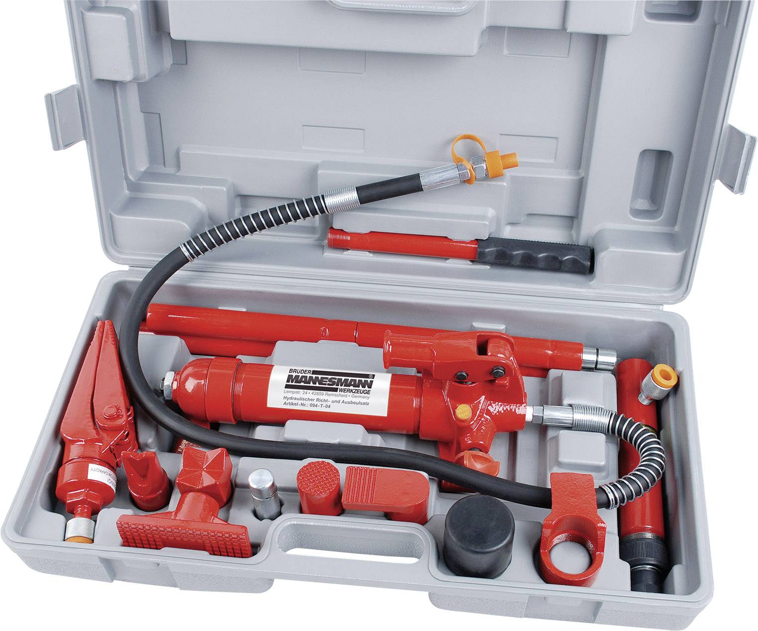 Brüder Mannesmann M 094-T-04 Hydraulisk rikt- och utbucklingssats