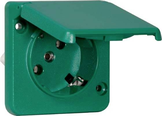PEHA by Honeywell 1x Komplett Kontaktskydd Grön 642811 1 st