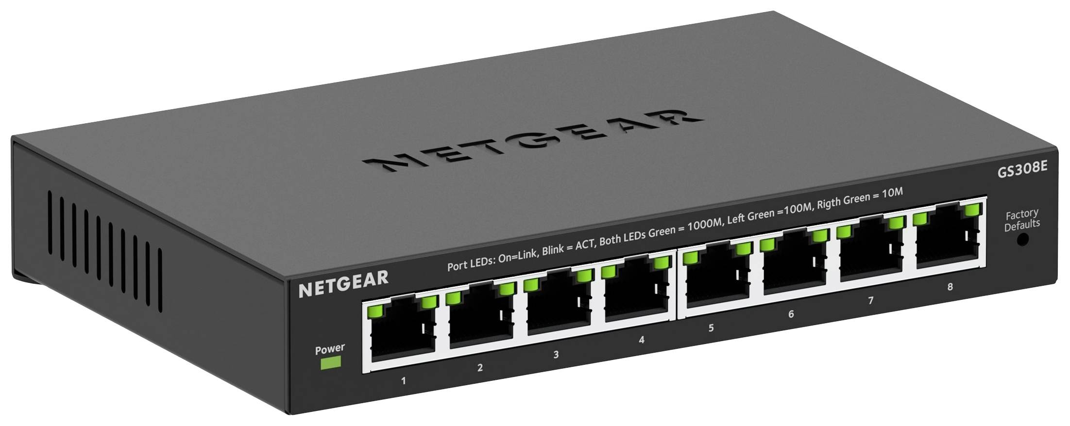 NETGEAR GS308E-400EUS GS308E Nätverks-switch 8 Port 16 GBit/s