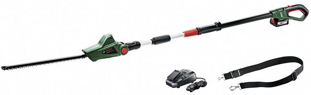 Bosch Home and Garden UniversalHedgePole 18 Batteri Teleskop-häcksax inkl. batteri, inklusive laddningsstation, Axelrem