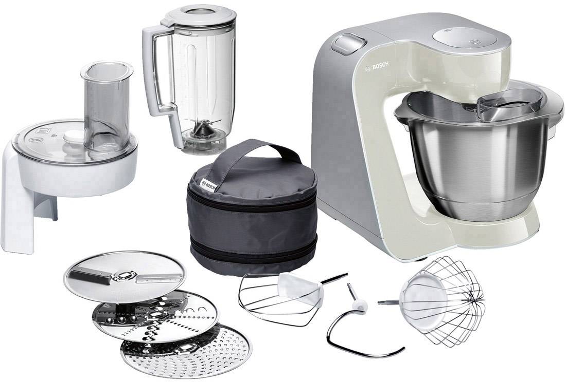 Bosch MUM58L20 Köksmaskin 1000 W Grå, Silver