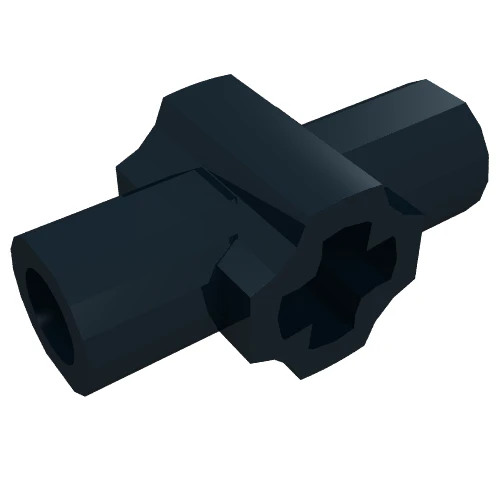 Part 24122 – Technic, Axle Connector Hub with Two Bar Holders Perpendicular (Lightsaber Hilt)