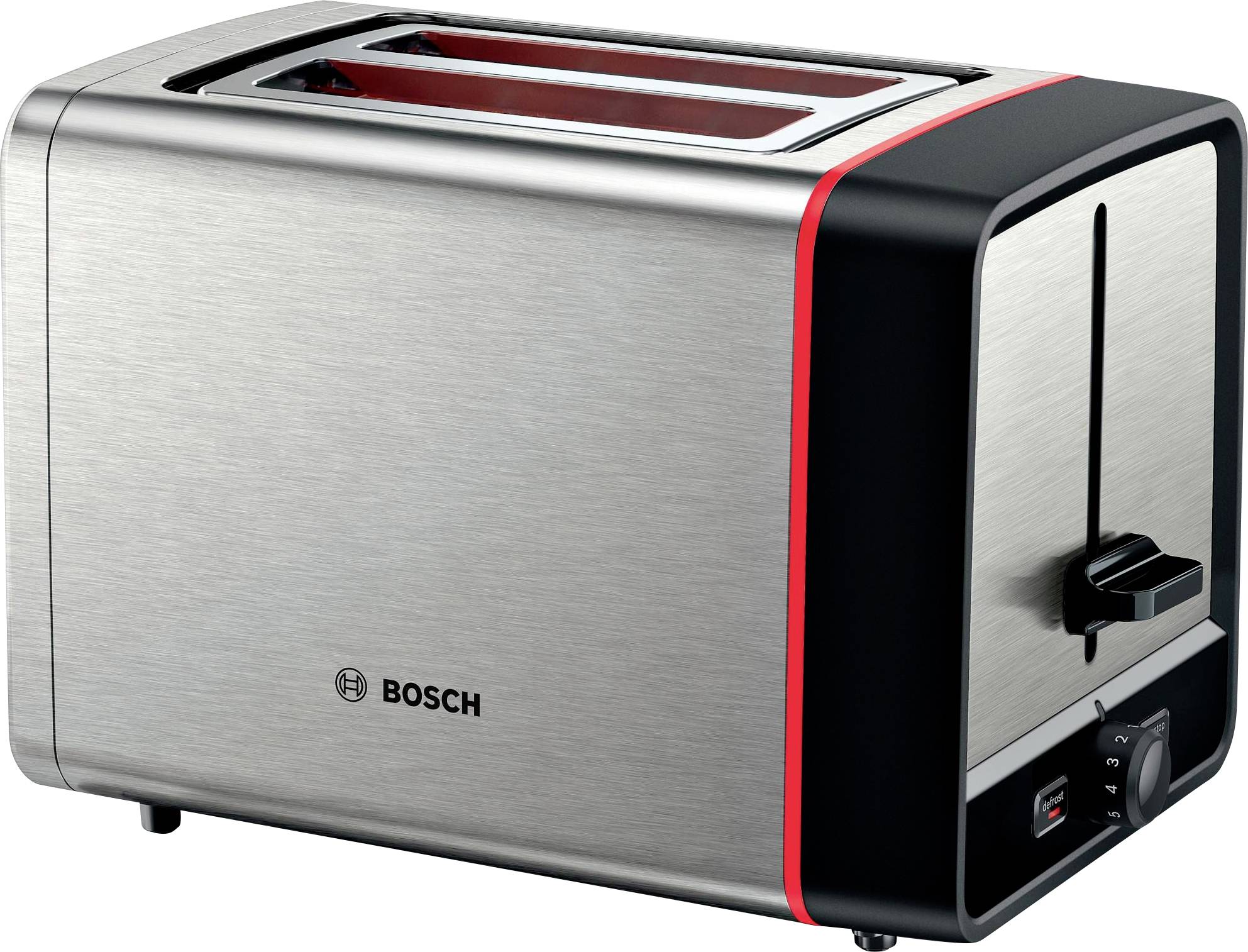 Bosch Kompakt Toaster MyMoment, Edelstahl Brödrost Rostfritt stål