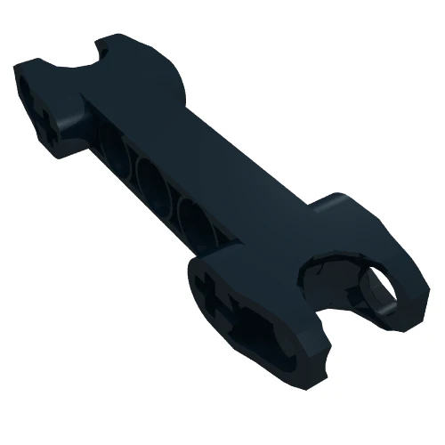 Part 89651 – Technic, Axle and Pin Connector 2 x 7 with 2 Ball Joint Sockets, Squared Ends, Open Side Axle Holes