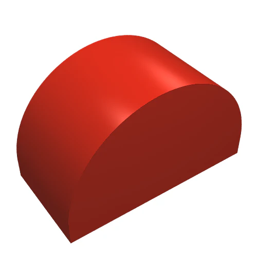 Part 31213 – Duplo, Brick 2 x 4 x 2 Slope Curved Double