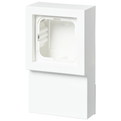 ABB 1721L-884 Sockeldosa 1-väg, vit