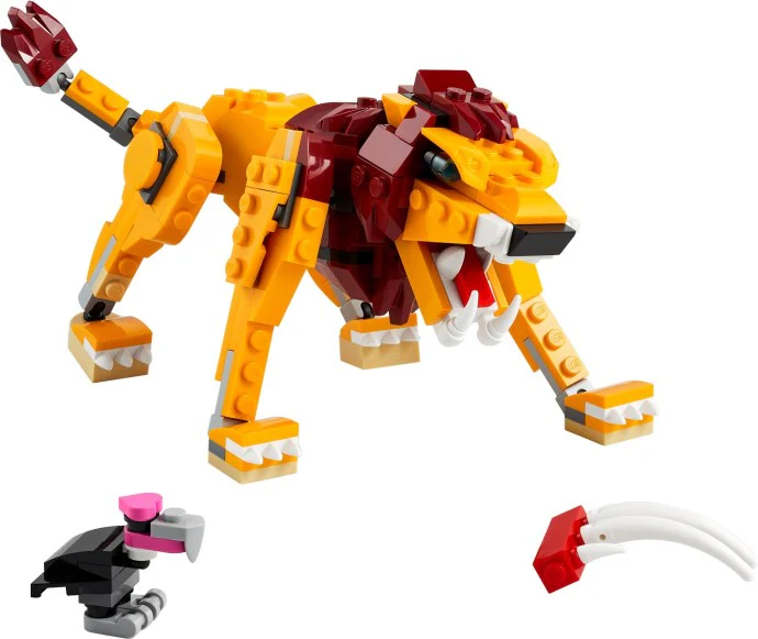 LEGO® Creator 3in1 Wild Lion 31112 Building Kit (224 Pieces)