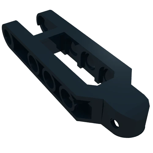 Part 2738 – Technic, Steering Arm 6.5 x 2 with Tow Ball Socket Squared, Un-Chamfered