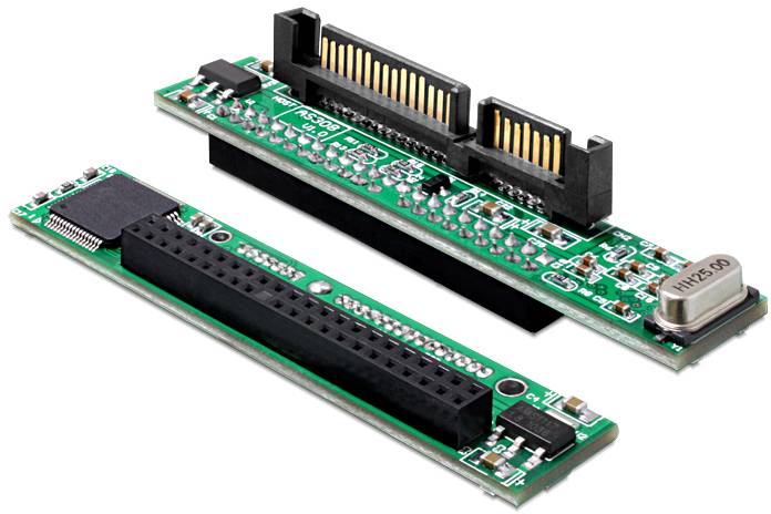 Delock 61987 Gränssnittskonverter [1x IDE hane 44-polig – 1x SATA]