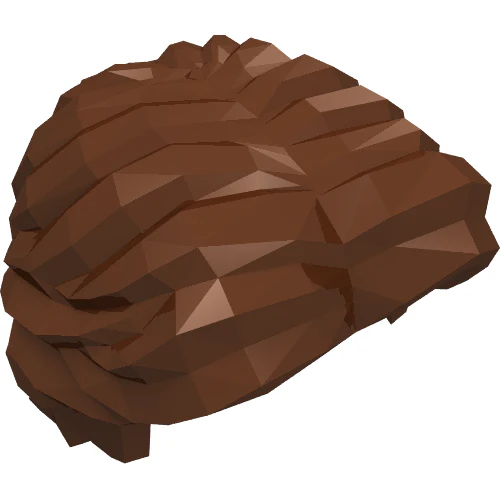 Part 26139 – Minifigure, Hair Short Wavy with Center Part