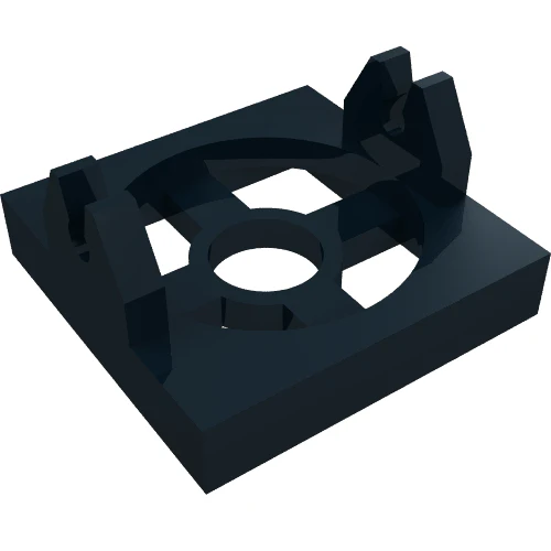 Part 2609a – Magnet Holder Tile 2 x 2 – Short Arms