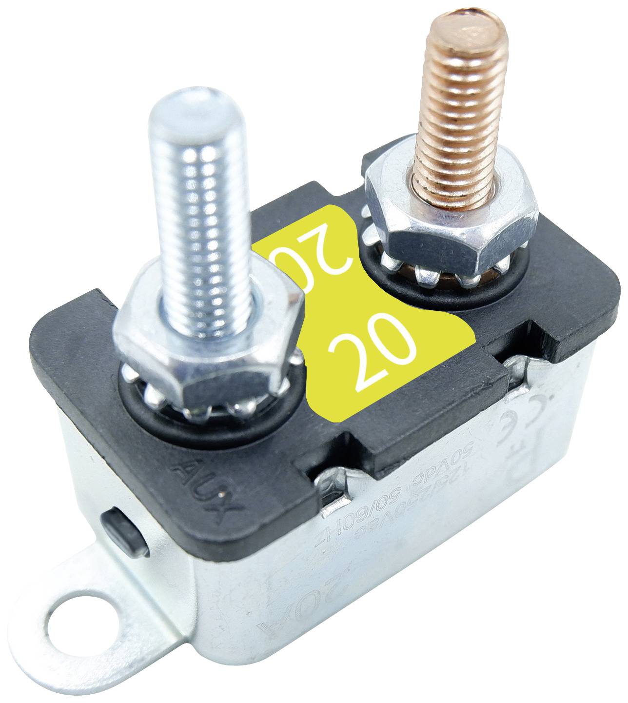 PARTS PTT C001-102-0111C2T320 Automatsäkring 20 A, 10 A, 4.8 A Silver, Gul 1 st